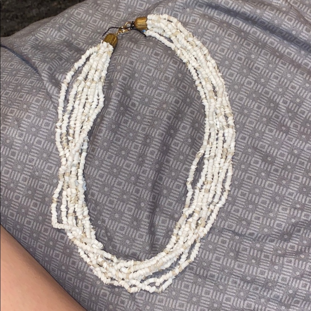 Bohemian glass necklace